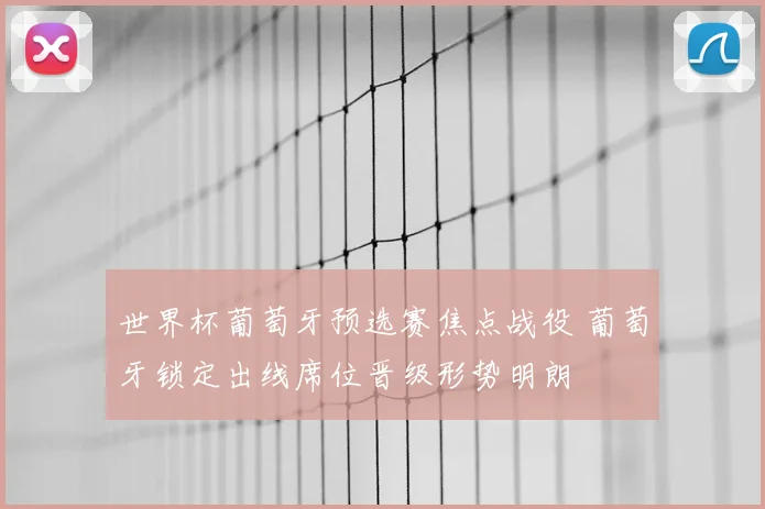 世界杯葡萄牙预选赛焦点战役 葡萄牙锁定出线席位晋级形势明朗